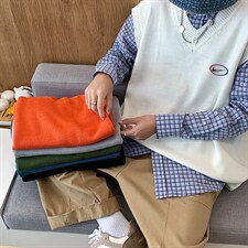 韩版潮青少年坎肩2023秋冬新款马甲男休闲时尚A161-2-MJ2211-P45，男装背心/马甲，电商A161-2