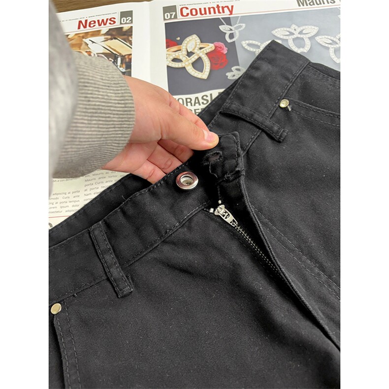 B221美式暗黑高品质多口袋休闲工装裤子LK24352-特P55控88,男装工装外套,电商B221