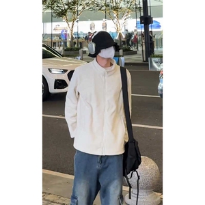 保暖内胆户外秋冬加绒内胆纯色内搭外套单穿内搭加厚保暖D01 P30图片