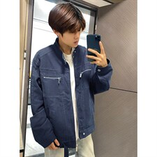 26春装高品质老钱风立领夹克外套男女美式潮牌拉链工装风宽松上衣，男装夹克，电商A486