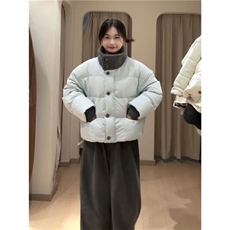 韩系奶乎乎慵懒感棉服马甲叠穿灰色针织衫女秋，男装针织衫/毛衣，星座1210-1