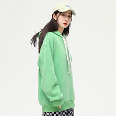 奥粒绒外套基础纯色休闲百搭连帽抽绳卫衣男女同款EY-3663-P85，女装短外套，电商B306