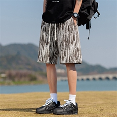 K207-P32控49新款现货夏季提花男士休闲短裤，男装牛仔裤，星座209-1