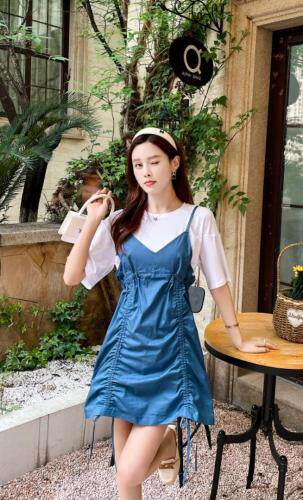 夏连衣裙，女装连衣裙，玉璟晞