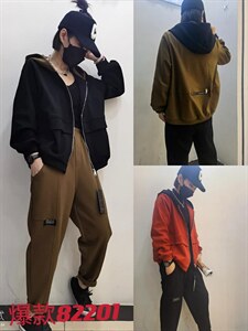 针织复合休闲外套图片