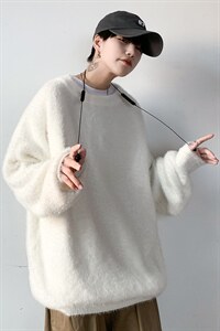 2024年秋冬新款男士针织衫圆领男士马海毛毛衣男A071-6608-P70,男装针织衫/毛衣,电商A071
