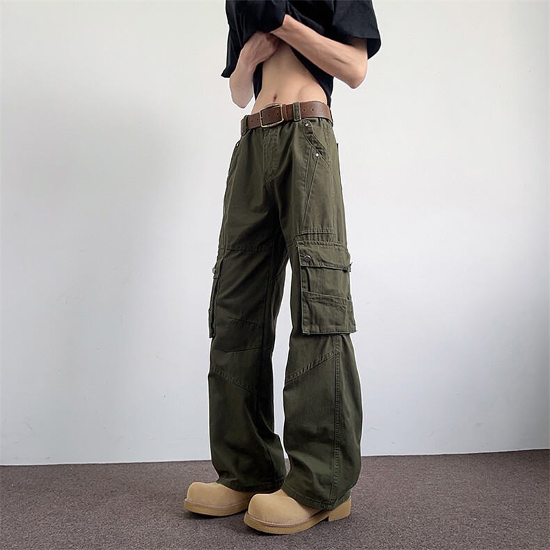美式复古休闲潮牌男款工装裤男女K0118-P70,男装工装外套,星座308B-2