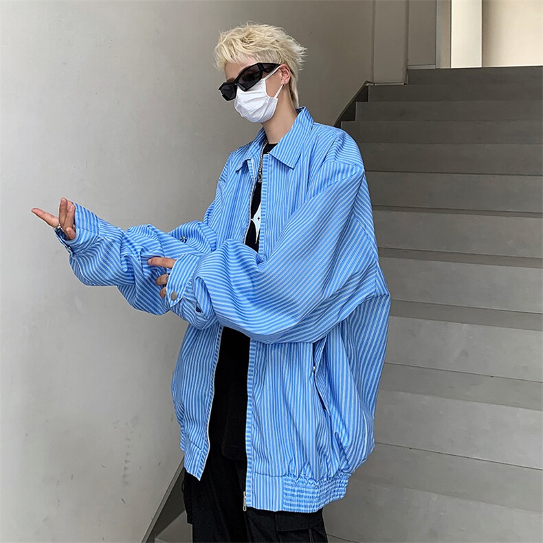 港风秋款男飞行员夹克工装外套设计感小众设计感JK0651-P63,男装夹克,星座308B-1