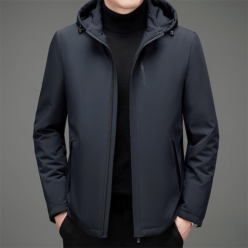 2023冬装新款中老年羽绒服男长款休闲白鸭绒外套MNSAY7055-P270,男装羽绒服,电商B212（原钱塘6029）