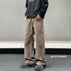 JY655-P49复古水洗工装牛仔裤男款网图，男装牛仔裤，星座1501-3