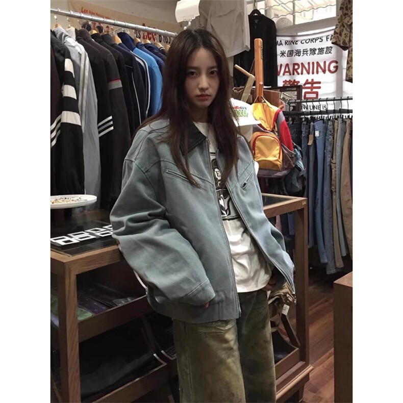 加厚加棉美式复古工装夹克JK096-P100加棉批110,男装夹克,星座313A(原308A-2)