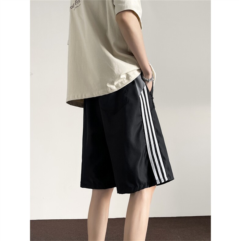 美式复古青少年短裤夏季男2024新款休闲五分裤潮牌速干伞兵裤图片