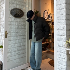 816B-MF815-P135冬季两面穿短款加厚棉服宽松保暖外套，男装棉衣，星座816B
