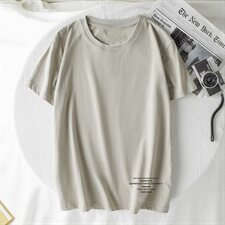 2021夏季新款纯棉百搭日系平铺印花圆领短袖T恤男A436-T06-P16，男装T恤，电商A436