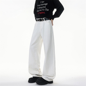 加长版裤子男高个子阔腿直筒牛仔裤190cm115休闲百搭长裤KZ079P48图片