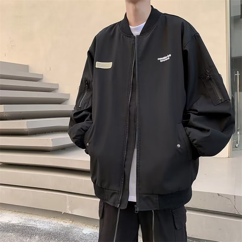 青春流行男春季夹克文艺潮外套WT32P60图片