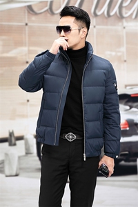 冬装厚款连帽棉衣男士新款个性宽松羽绒外套衣服KCN7601-32-P215图片