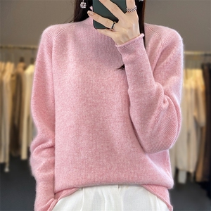 秋装新款女式羊毛韩版修身显瘦针织羊毛衫图片
