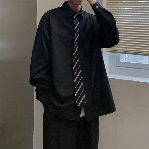 【2025春夏】假领带假两件长袖衬衫打底内搭外套男防晒衣女送领带,男装防晒衣,星座112A