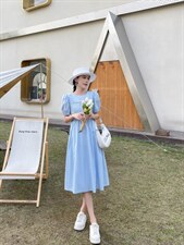 小清香面连衣裙，女装连衣裙，百变诱惑(6F)