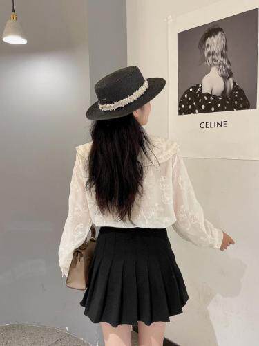 秋季新款布刺绣衬衫，女装衬衫，斐伦缇娜