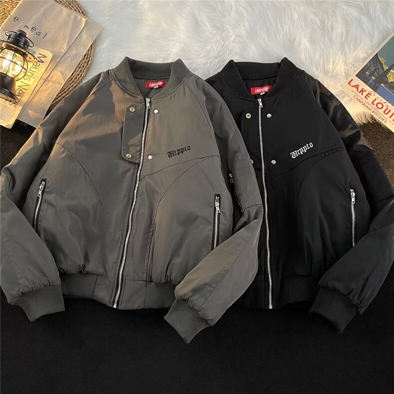 春季新款美式男外套双层牛津防水刺绣夹克W9212P63,男装夹克,星座1116-2