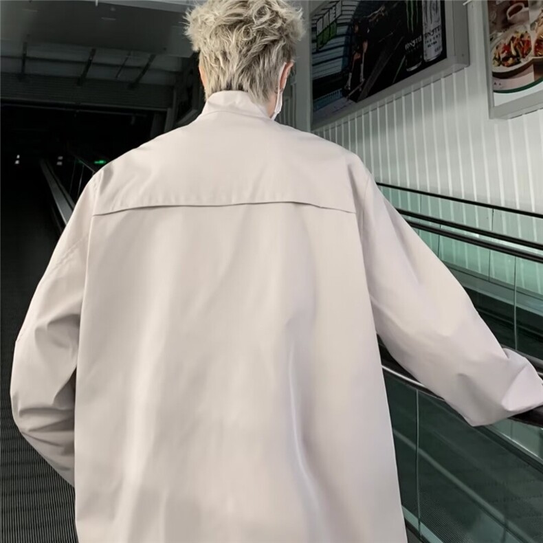 棒球服男士春秋季2024新款潮牌宽松工装外套飞行员夹克8252/P64,男装夹克,星座506