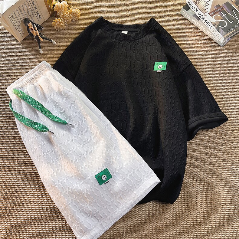 1平铺短袖T恤男DT8788P35短裤男DK8789P40大码休闲套装TZ8790P75,男装休闲套装,星座226-2