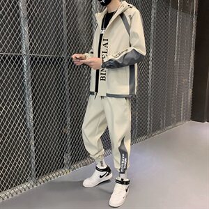 工装外套男装休闲运动套装男士夹克韩版潮流衣服D03/90图片