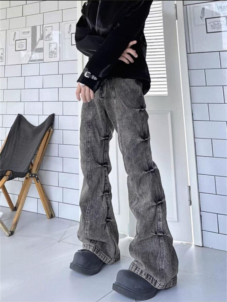 网图现货！2025抖音牛仔裤高街休闲裤-EX50200-A061-特批45,男装休闲裤,电商A061