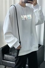 20秋装情侣新款夜光反光百搭圆领卫衣宽松潮大码男WY2023-P45，男装卫衣，电商A009A（原A058A）