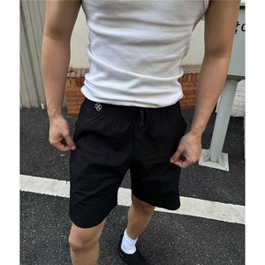 美式凉感短裤激光打孔速干亲肤透气反光印花运动四分裤防水图片