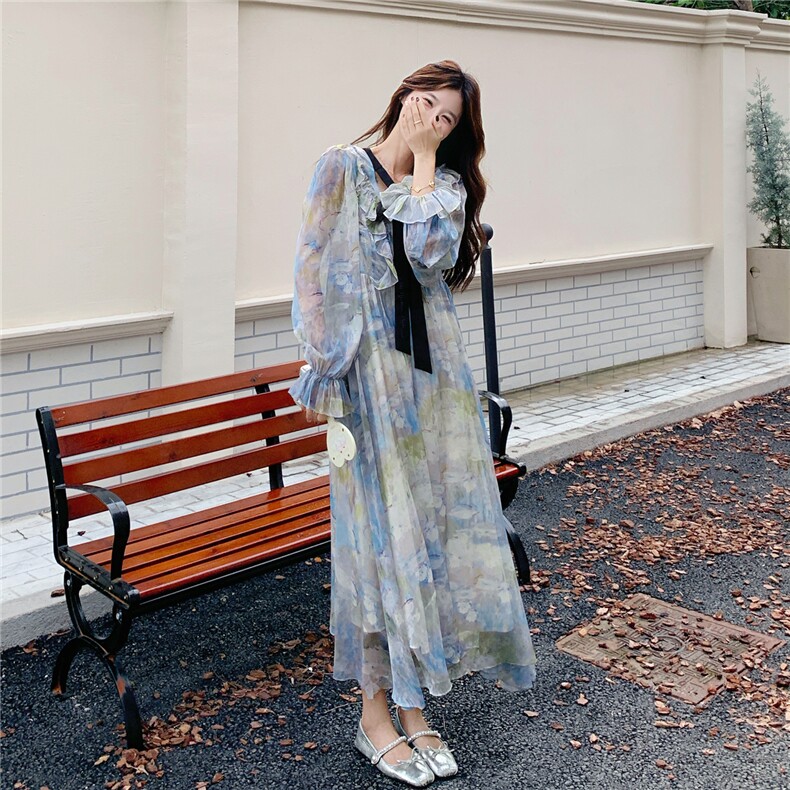 春季重工印花连衣裙C111-2605-P170-K278,女装连衣裙,2C111