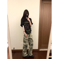 【有货】cleanfit迷彩工装裤男美式vibe风裤子高街N0088LL-特P48，男装工装外套，星座1007（原301D）