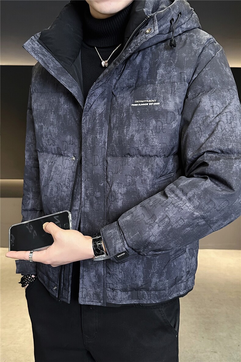9926-L-4XL-P210-标50绒店主风冬季连帽休闲男士百搭羽绒服男,男装羽绒服,电商B255