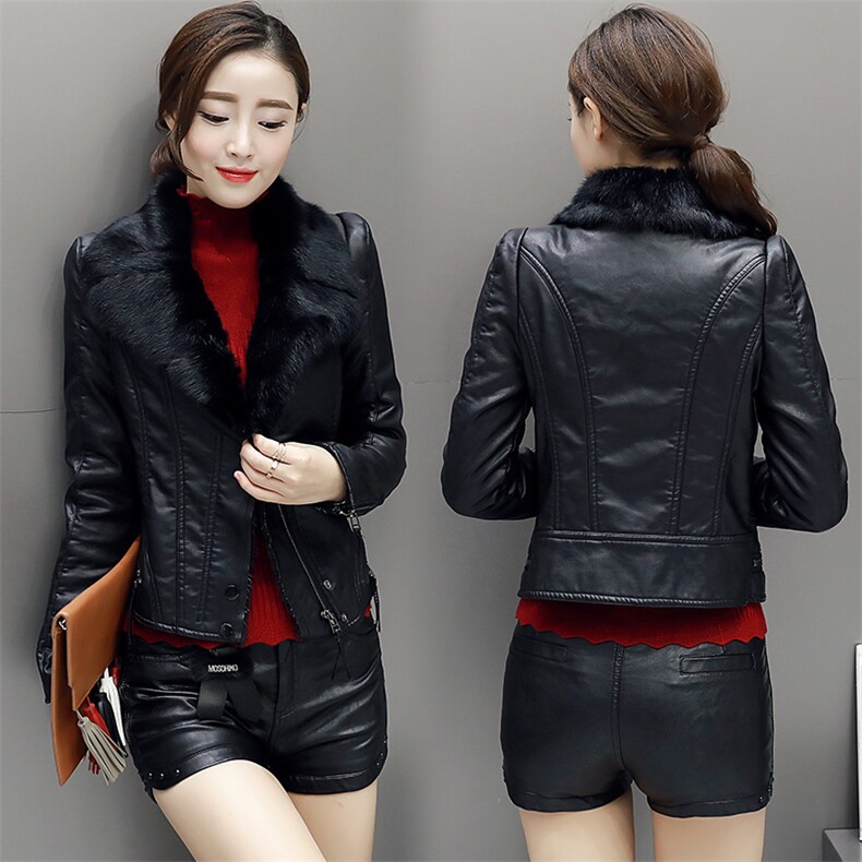 2020年冬季显瘦棉衣/棉服修身短款加厚长袖，女装皮衣，潮流依族