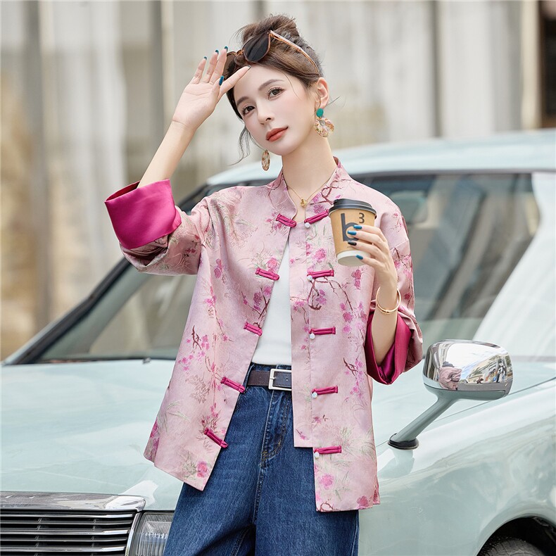 【bao款现货已出】2025秋装新款新中式重工刺绣复古小香短外套,女装短外套,韩宇舍