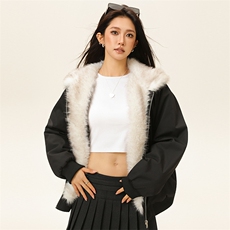 潮流宽松连帽棉服高街潮牌休闲棉衣A161-9981，男装棉衣，电商A161
