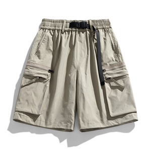 夏季高品工装短款男纯色宽松大码潮牌五分裤DSA157-1-D601-特P45图片