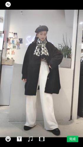 针织拼接款式皮毛一体现货供应，女装，是爱 SHI AN