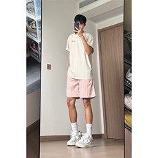 特批17夏季复古纯色运动速干百搭款短裤锦纶，男装牛仔裤，电商基地A086