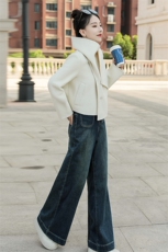 现货秒发双面羊毛呢小个子短外套羊毛，女装毛呢外套，丝露怡语