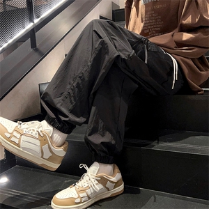 24春款纳米皱工装裤休闲裤束脚裤男KP201 P55图片