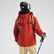 冲锋衣2025新款秋冬三合一户外防风登山运动外套A436-6688-P105，男装夹克，电商A436