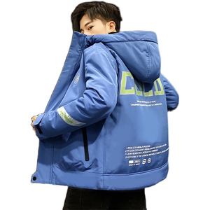 男士休闲连帽加厚保暖棉衣外套棉服棉袄冬季防寒开衫男装M988P75图片
