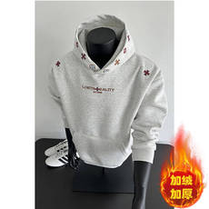 网图-420g-高品质刺绣连帽卫衣男cp246-特p42加绒cp246jr-特p45，男装卫衣，电商B371