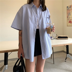 蓝条纹