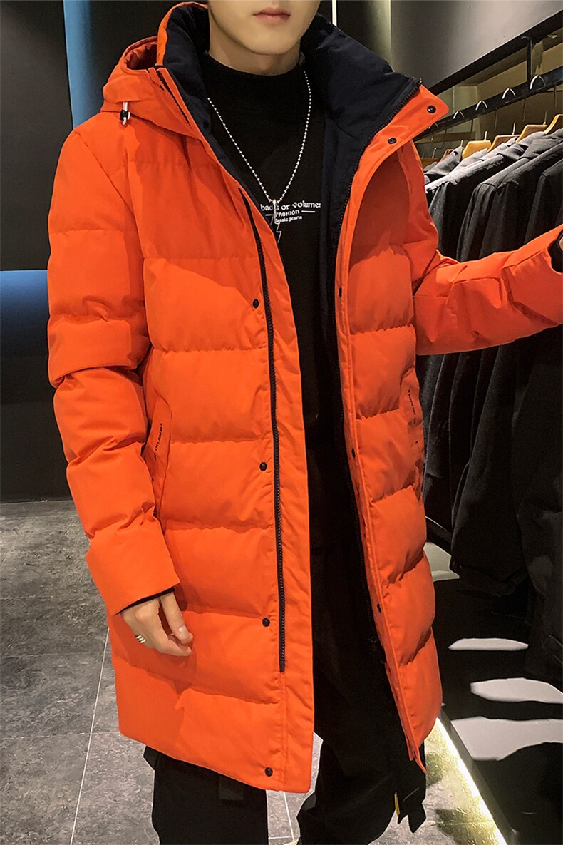 棉衣男2021新款韩版潮流加厚棉服棉袄冬季中长款外套DS612T,男装棉衣,电商A102