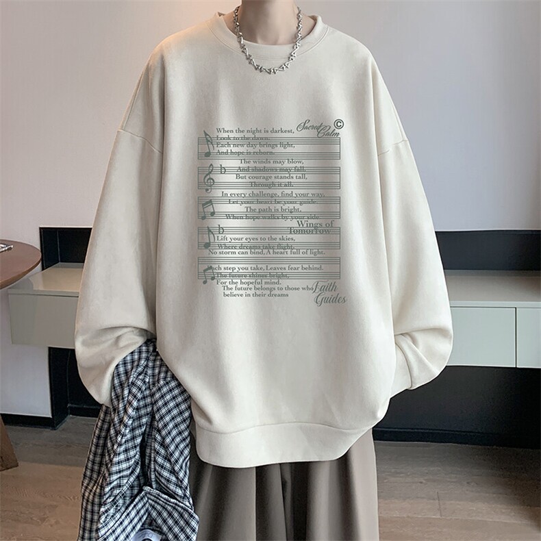 麂皮绒卫衣男大码重磅长袖t恤男JW81428-P35,男装T恤,电商A040
