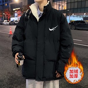 ！2023冬季男士加绒加厚棉衣潮牌立领潮流棉服外套MY109特P78，男装棉衣，电商B220